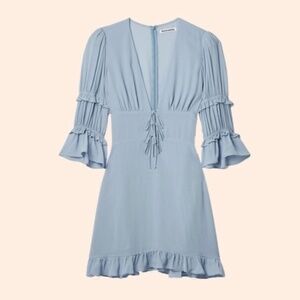 Reformation Laurelei Dress Mineral Blue Size 2